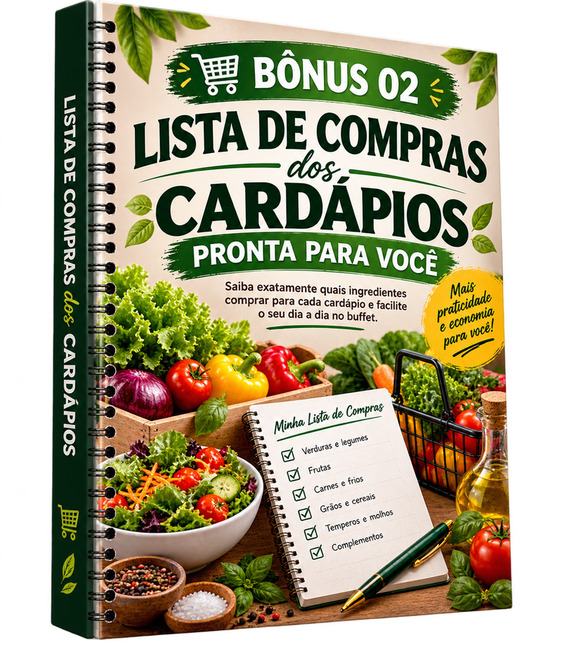 Lista de compras dos Cardápios