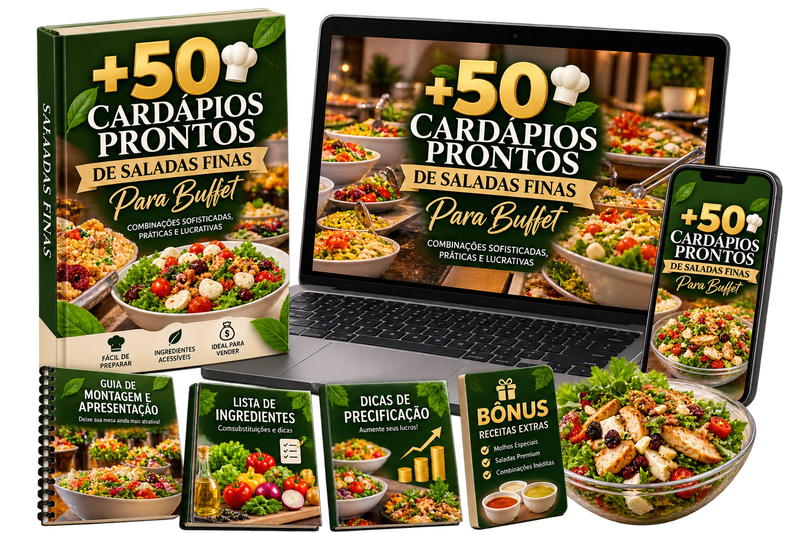 +50 cardápios de saladas
